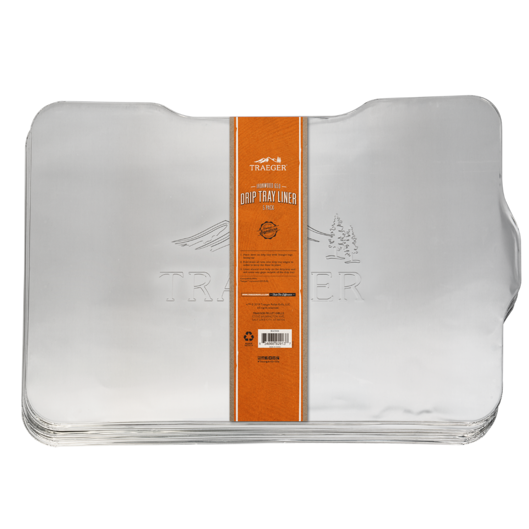 Traeger Drip tray liner 5 pack - Ironwood 650