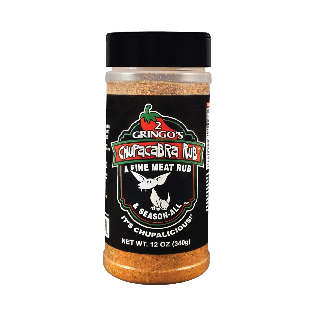 2 Gringos Chupacabra Original Blend BBQ Rub - 340g