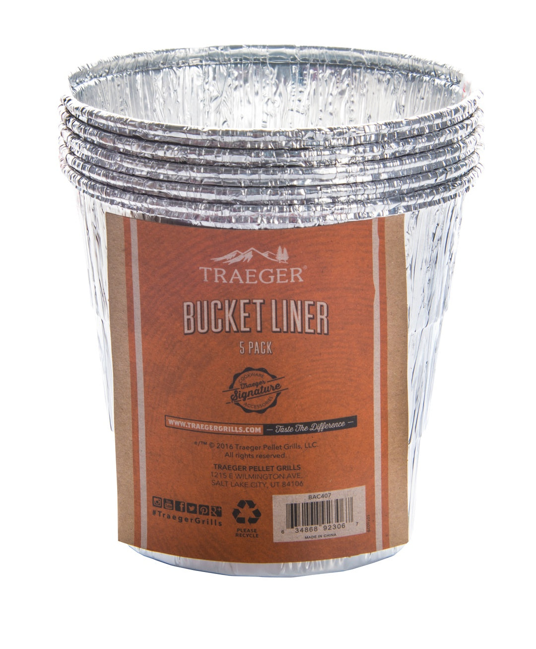 Traeger Bucket Liner - 5 pack