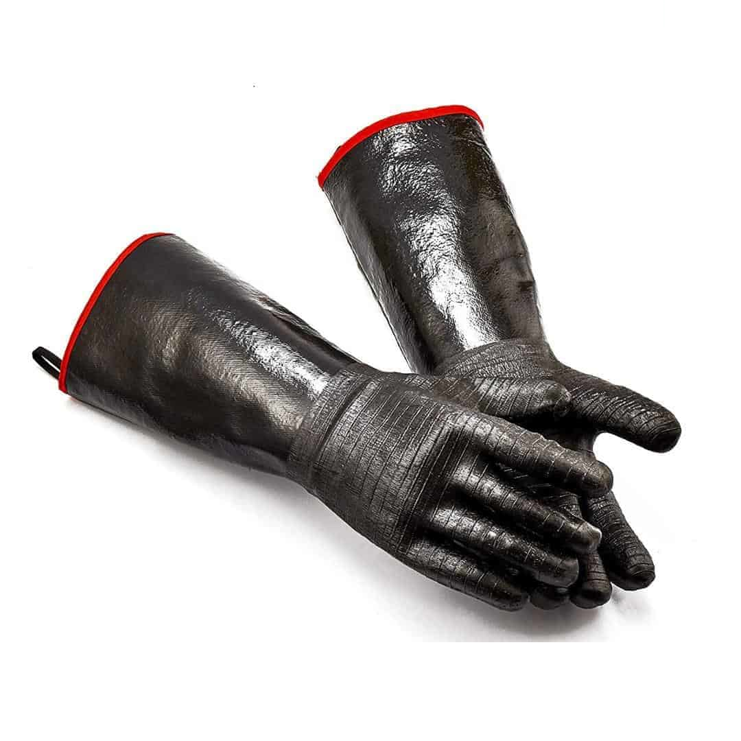 BBQ gloves in black