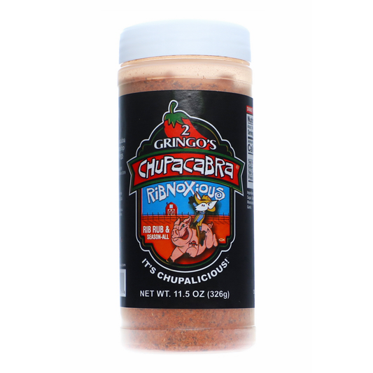 2 Gringos Chupacabra `Ribnoxious` BBQ Rub - 340g